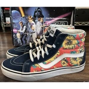 Vans X Star Wars Yoda Aloha‎ Sk8 High Shoes Women's Size 9